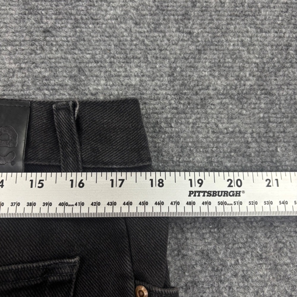 Lee Regular Fit Jeans 34W x 30L Black Straight Leg 100% Cotton Denim Men's - Picture 7 of 8